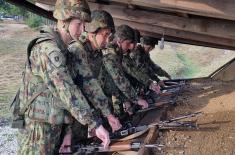 Redovna obuka snaga Vojske Srbije u Kopnenoj zoni bezbednosti