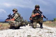 Провера обучености пешадијске чете за учешће у мировним операцијама