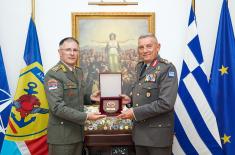 Chief of Serbian Armed Forces General Staff visiting Hellenic Republic