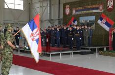 Minister Stefanović at promotion ceremony for new Air Force and Air Defence non-commissioned officers