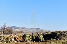 Tank, infantry units conduct live fire drills