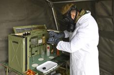 Collective training in SAF CBRN units