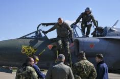 Борбена обука пилота јуришних авиона „орао“