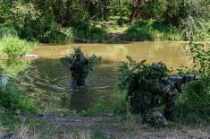Scouts train to overcome water obstacles