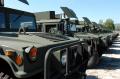 Delivery of Humvee terrain vehicles