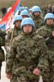 Seeing the Serbian peacekeepers off to Cyprus and Lebanon