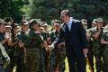 Minister Vucic with female members of SAF