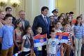  Minister Gasic received children from Croatia