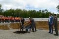 The foundation stone and the new plant in the "Krusik"