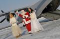 Santa Claus and Good Fairies landed at the Batajnica airport