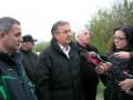 Ministers Rodic and GlamoÄ�iÄ� visit flooded areas