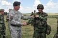 General Dikovic at the joint training of the members of Serbian, Romanian and the U.S. forces