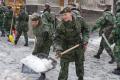 SAF clears snow across Serbia