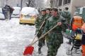 SAF clears snow across Serbia