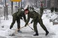 SAF clears snow across Serbia