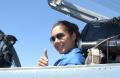 " Golden girl" Milica Mandic at Batajnica airshow