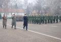 Soldiers on voluntary military service and professional soldiers took the oath