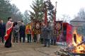 Паљење бадњака у касарни „Топчидер“