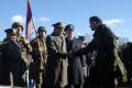 Soldiers on voluntary military service and professional soldiers took the oath