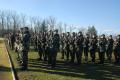 Soldiers on voluntary military service and professional soldiers took the oath