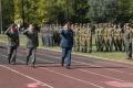 Taking the oath of enlistment