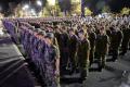 Dress rehearsal for ceremony of promotion of new Serbian Armed Forces officers