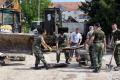 Vojska četvrti dan sanira posledice poplava u Obrenovcu