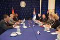 Sastanak ministra odbrane sa delegacijom Ministarstva nacionalne odbrane Angole