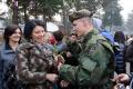 Soldiers on voluntary military service and professional soldiers took the oath