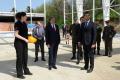 Ministers of Defence and Sports visit the construction site of the athletic facility at Banjica