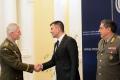 Defence Minister talks with the Chairman of the NATO Military Committee