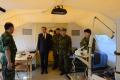 Defence Minister visits the deployable medical facility of the Military Medical Academy