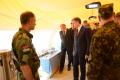 Defence Minister visits the deployable medical facility of the Military Medical Academy