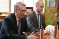 Minister Djordjevic talks to Ambassador Chepurin