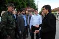 Defence Minister visits the affected areas