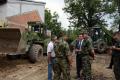 Генерал Диковић обишао припаднике Војске ангажоване у Обреновцу