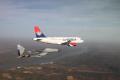 Test Flight of "Air Serbia" Aircraft escorted by military aircraft