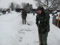 SAF helps the citizens of Serbia in clearing the snow