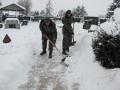 SAF helps the citizens of Serbia in clearing the snow