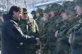 Minister Gasic and General Dikovic visited Medevce base