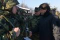 Minister Gasic and General Dikovic visited Medevce base