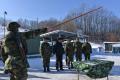 Minister Gasic and General Dikovic visited Medevce base