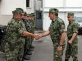 General Dikovic visits joint military and police forces