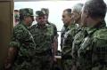 General Dikovic visits joint military and police forces