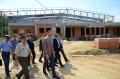 Ministers of Defence and Sports visit the construction site of athletic hall at Banjica