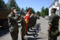 Members of the Macedonian Army in Obrenovac seen off 