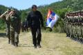 Министар Гашић са представницима медија на логоровању Специјалне бригаде