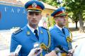 Preparations of members of the Guard for the parade in Beijing