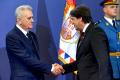 Ceremonial reception at the President of the Republic on the occasion of the Statehood Day