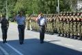 General Dikovic with cadets of the 137th class of the Military Academy 